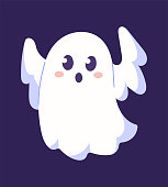 istock Cute ghost scares 1353815967
