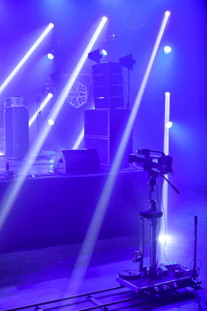 istock television camera. camera in a concert hall 1353822432