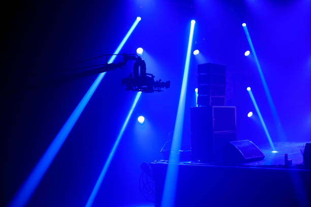istock television camera. camera in a concert hall 1353822488