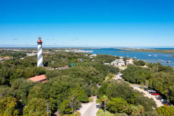 The lighthouse at St. Augustine, Florida