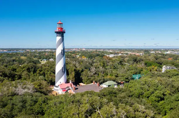 The lighthouse at St. Augustine, Florida