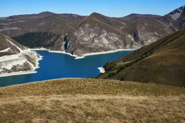 Kazenoy Am. Highland lake on the southern slope of the Andean mountains at an altitude of 1869 metres above sea level - the largest lake by area of the Chechen Republic and the greater Caucasus