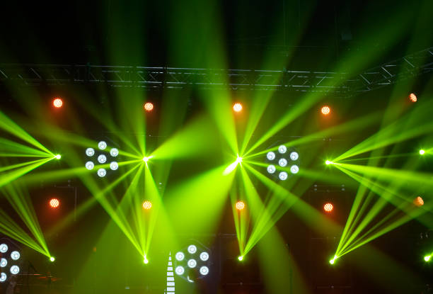 istock Light from the scene during the concert 1353835284