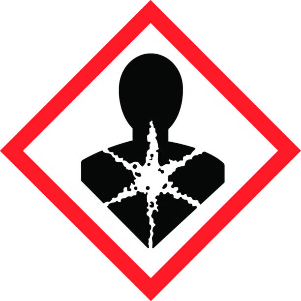 重大な健康被害(シンボル:健康ハザード) - carcinogens点のイラスト素材／クリップアート素材／マンガ素材／アイコン素材