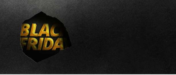 Restrained elegance banner for sales on Black Friday. Rectangular banner. Sale poster of black friday. Design home page sliders for black friday sales on red background. 3d illustration banner de elegancia comedida para las ventas en el black friday. banner rectangular. cartel de venta del black friday. diseñe controles deslizantes de la página de inicio para las ventas del viernes negro sobre fondo rojo. ilustración 3d