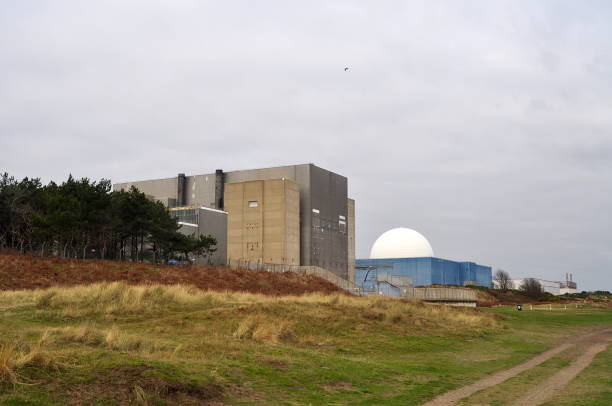 sizewell a - sizewell b nuclear power station foto e immagini stock