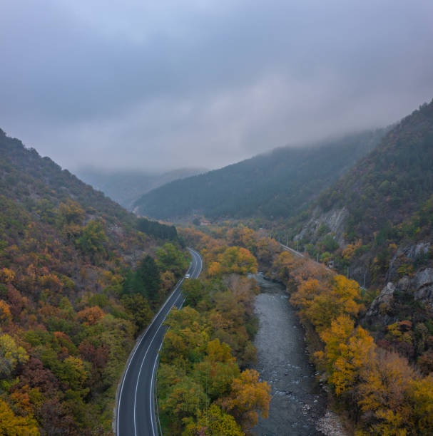 istock Long exposure river shot in the Balkans 1353841491
