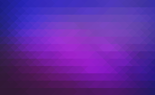 fondo geométrico abstracto púrpura y azul en forma triangular. fondo de mosaico de cuadrícula azul y rosa para un concepto futurista. fondo moderno abstracto con triángulos ultravioleta. efecto de superposición. photo
