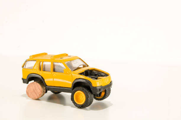 istock Close-up of toy car 1353851075