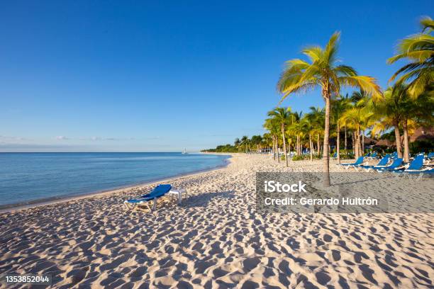 Cozumel Beach In Mexico Stock Photo - Download Image Now - Cozumel, Beach, Mexico