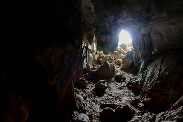 istock inside cave, digital photo picture as a background 1353857415