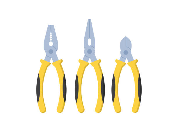 ilustrações de stock, clip art, desenhos animados e ícones de construction tool icon - pliers