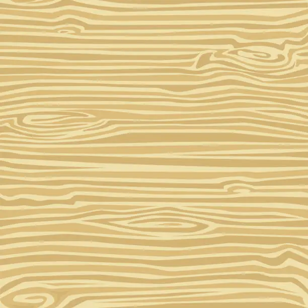 Vector illustration of Wood Grain, Light, Horizontal and Vertical Seamless Pattern