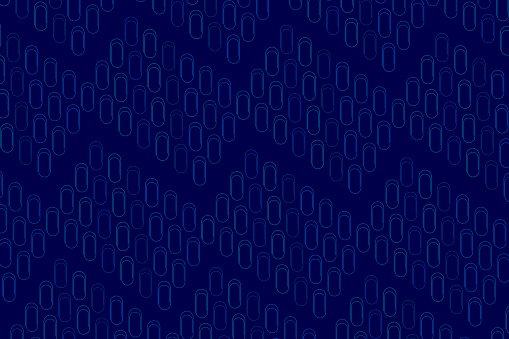 Blue Computer Graphics Blue Computer Graphic With Many Light Colored Office Paperclip In A ...