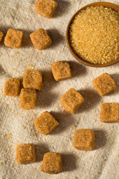 istock Healthy Raw Brown Sugar Cubes 1353896681