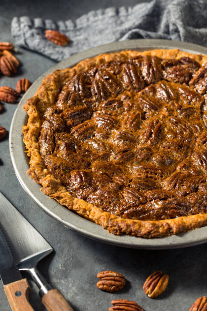istock Homemade Christmas Pecan Pie 1353896781