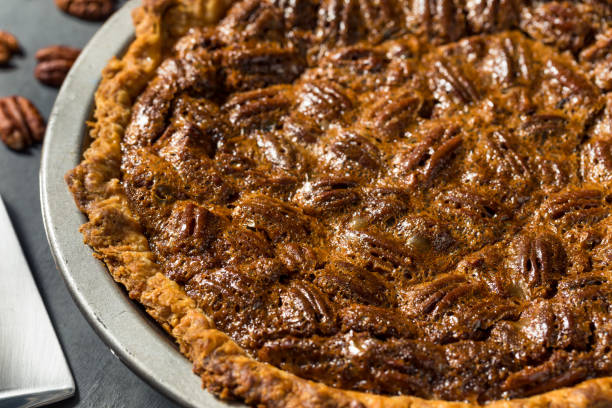 istock Homemade Christmas Pecan Pie 1353896787