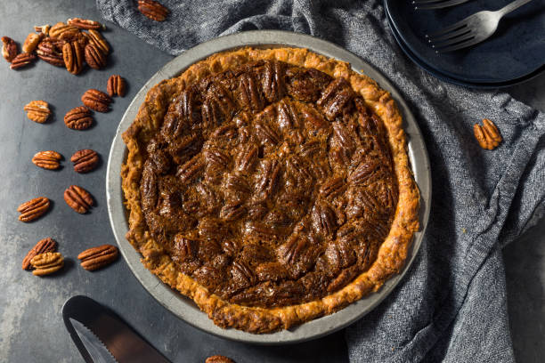 istock Homemade Christmas Pecan Pie 1353896796