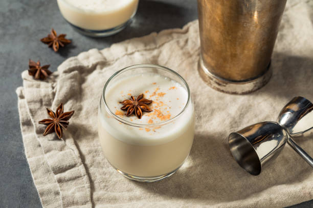 istock Boozy Refreshing Bourbon Milk Punch 1353897373