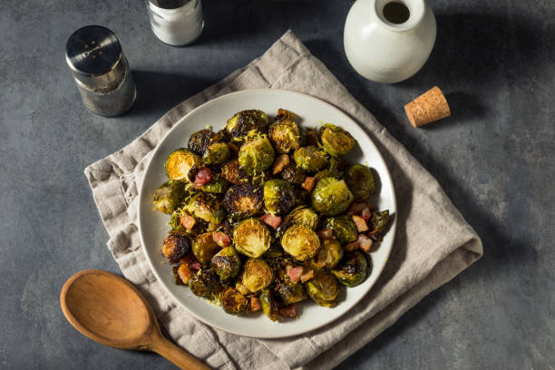 istock Healthy Organic Baked Brussel Sprouts 1353897430