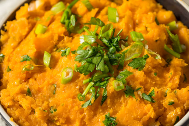 istock Homemade Thanksgiving Mashed Sweet Potatoes 1353897496