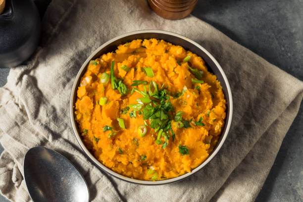 istock Homemade Thanksgiving Mashed Sweet Potatoes 1353897506