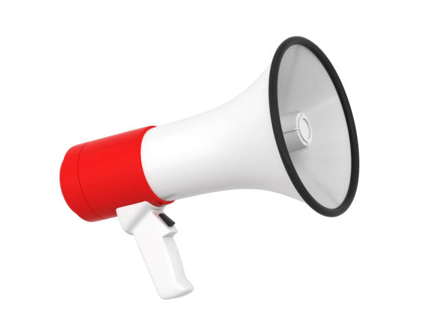 istock Megaphone, loudspeaker for public anouncement 1353900572
