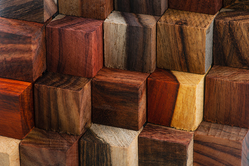 Wooden cubes backgrounds