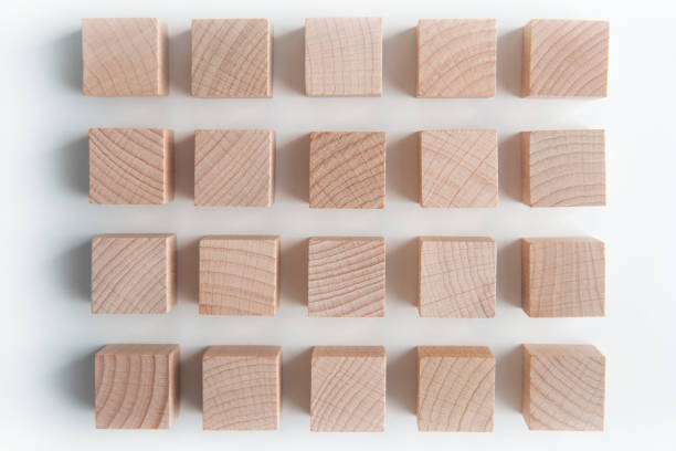 istock Wooden cubes backgrounds 1353902570