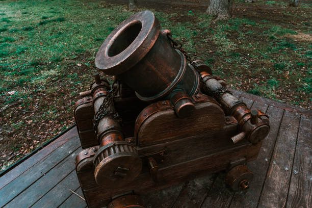 istock Element of an old cannon cannon 1353906843