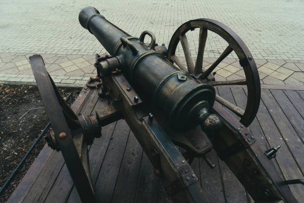 istock Element of an old cannon cannon 1353906958