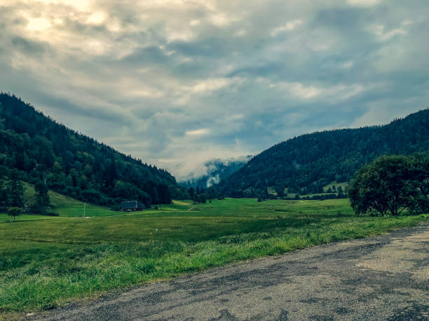 istock View of the countryside from the Black Forest. 1353910399