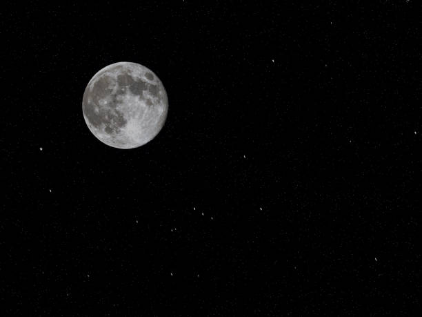 istock full moon on black starry black sky 1353928895