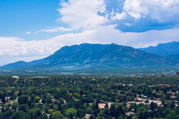 View of Cheyenne Mountain in Colorado