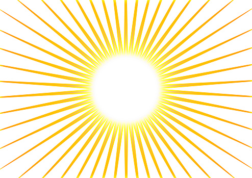 Illustration of abstract sun rays