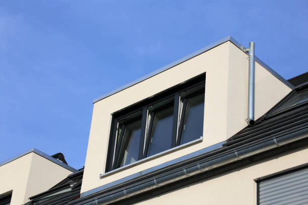 istock Dormer on a newly tiled roof 1353950136