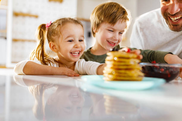 Image of soft, plump pancakes