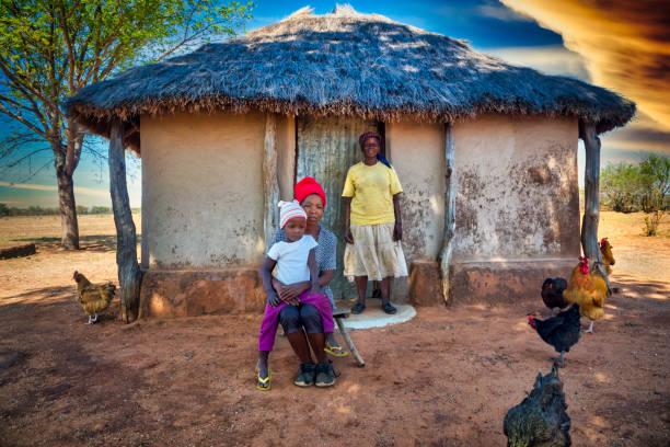 African family spanning three generations