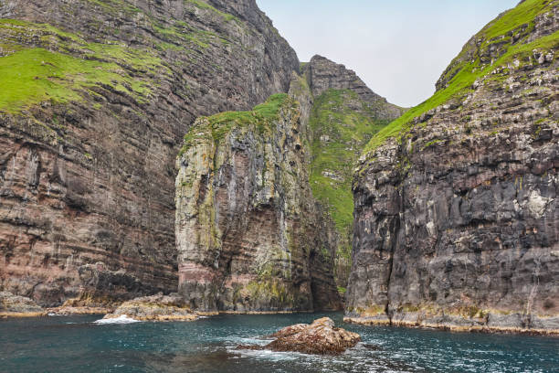 istock Vestmanna stunning cliffs and atlantic ocean, the elephant. Faroe islands. 1353970029