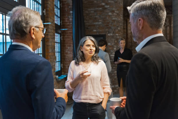 istock Business people during coffee break on seminar 1353974606