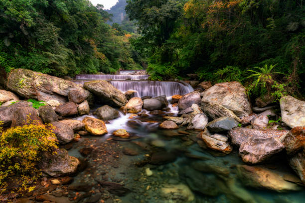 A beautiful Sakul Waterfall in Hualien, Taiwan