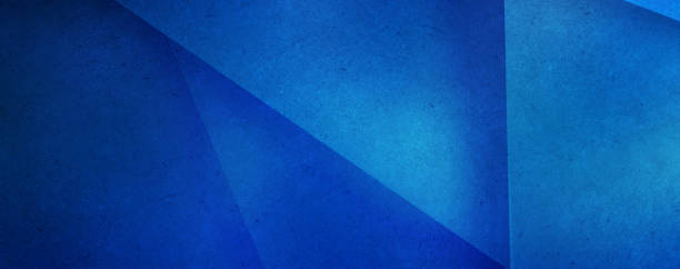 istock Minimalist Dark blue Geometric Line Abstract arts Shading pattern background. 1353982669