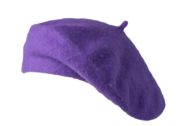 istock female  beret isolated on white background. autumn accessory 1353987951