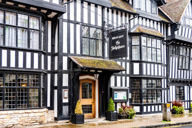 더 셰익스피어 호텔 - stratford upon avon william shakespeare england house 뉴스 사진 이미지