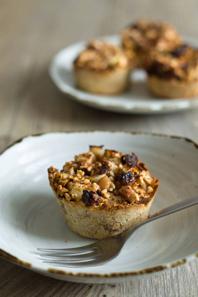 istock Vertical close-up of a little home-made apple pie 1354003701