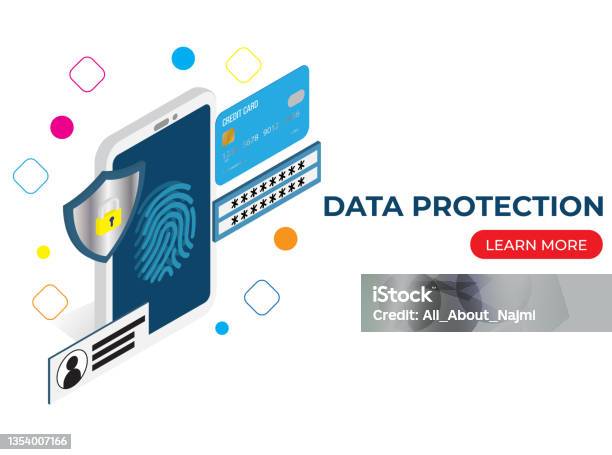 Data Protection Stock Illustration - Download Image Now - Encryption ...
