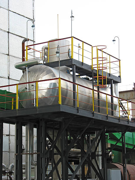 istock Industrial chemical tanks 135400722