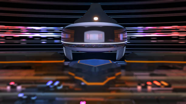 istock Virtual camera technology, virtual reality, simulated world travel via cyberspace, digital technology metaverse 1354028539