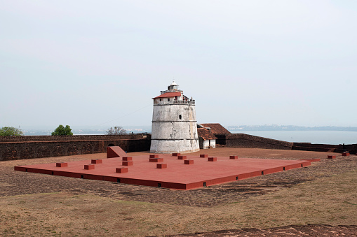 Aguada Fort, Seventeenth-Century Portuguese Fort, Sinquerim Beach, Goa, India
