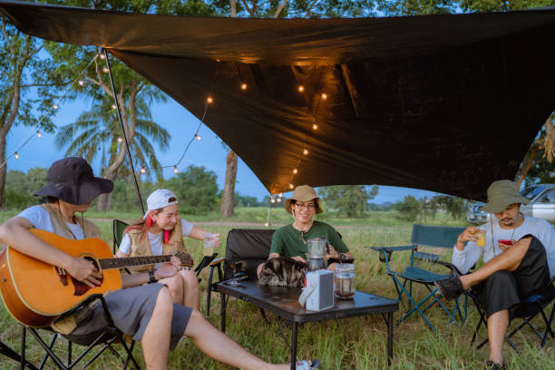 istock Camping trip in the middle of nature 1354039474